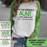 Personalized I'm The Perfect Grandma I Just Cus A Lot Kid Name Sweatshirt Prined QTDT1310