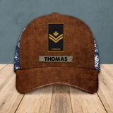 Personalized Canadian Veteran/ Solider Camo Rank Peaked Cap 3D Printed OCT22-HY21