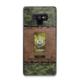 Personalized Canadian Veterans/Soldier Camo Phone Case Printed 22OCT-DT26