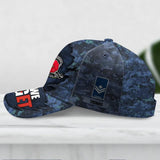 Personalized Canadian Veteran/ Solider Lest We Forget Camo Rank Peaked Cap 3D Printed QTDT2710