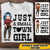 Personalized Just A Small Town Ohio Girl Tshirt Printed 22OCT-HQ28