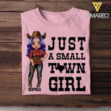 Personalized Just A Small Town Texas Girl Tshirt Printed 22OCT-HQ28