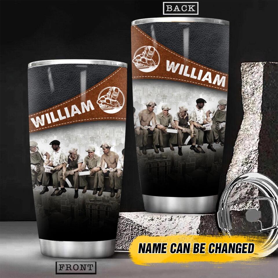 Personalized Ironworker Gifts Tumbler Printed QTHY2910