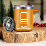 Personalized Swiss Veteran Laser Handle Cup Printed 22NOV-DT03