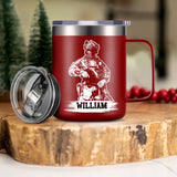 Personalized Australian Veteran/Soldier Laser Handle Cup Printed 22NOV-HQ07