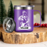 Personalized Canadian Veteran/Soldier Laser Handle Cup Printed 22NOV-HQ07