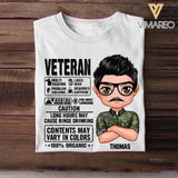Personalized Canadian Veteran Contents May Vary In Colors Tshirt Printed NOV22-DT09