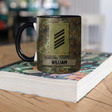 Personalized German Solider/ Veteran Rank Camo Ceramics Mug 22NOV-HQ11
