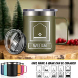 Personalized Austrian Veteran/Soldier Rank Laser Handle Cup Printed 22NOV-DT11