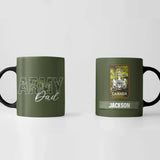 Personalized Army Dad Canadian Solider/ Veteran Rank Camo Ceramics Mug QTDT1711