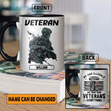 Personalized Norwegian Veteran We Owe Illegals Nothing We Owe Our Veterans Everything Printed Accent Mug 22NOV-HY18