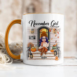 Personalized I'm November Girl Autumn Printed Accent Mug 22NOV-DT18