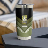 Personalized Canadian Veteran/SoldierTumbler Printed QTHY1811