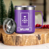 Personalized Spanish Veteran/Soldier Rank Laser Handle Cup Printed 22NOV-HY18