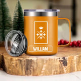 Personalized Spanish Veteran/Soldier Rank Laser Handle Cup Printed 22NOV-HY18