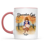Personalized December Girl Is As Smooth As Tennessee Whiskey Autumn Printed Accent Mug 22NOV-DT21