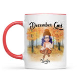 Personalized December Girl Is As Smooth As Tennessee Whiskey Autumn Printed Accent Mug 22NOV-DT21