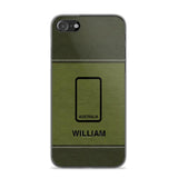Personalized Australian Solider/ Veteran Camo Rank 3D Printed Phonecase QTHQ2111