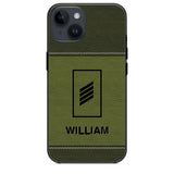Personalized German Solider/ Veteran Camo Rank 3D Printed Phonecase QTHQ2111