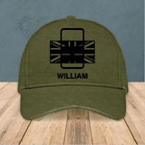 Personalized UK Solider/ Veteran Peaked Cap 3D Printed QTHQ2111