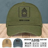 Personalized US  Solider/ Veteran Peaked Cap 3D Printed QTHQ2111