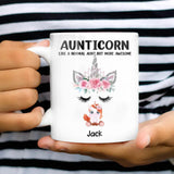 Personalized Aunticorn Like A Normal Aunt But More Awesome Mug Printed 22NOV-DT24