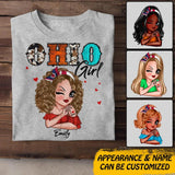 Personalized Ohio Girl I Love Ohio 3D Printed Tshirt QTDT0112