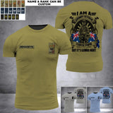 Personalized I Am An Australian Grumpy Veteran I Can Fix Stupid Rank Flag 3D Printed Tshirt QTHQ0512
