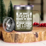 Personalized US Solider/ Veteran With Your Unit Logo Laser Handle Cup Printed 22DEC-HY08