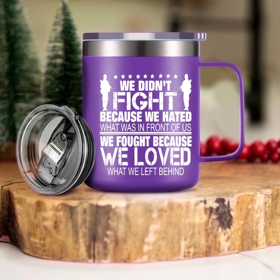 Personalized UK Solider/ Veteran With Your Unit Logo Laser Handle Cup Printed 22DEC-HY08