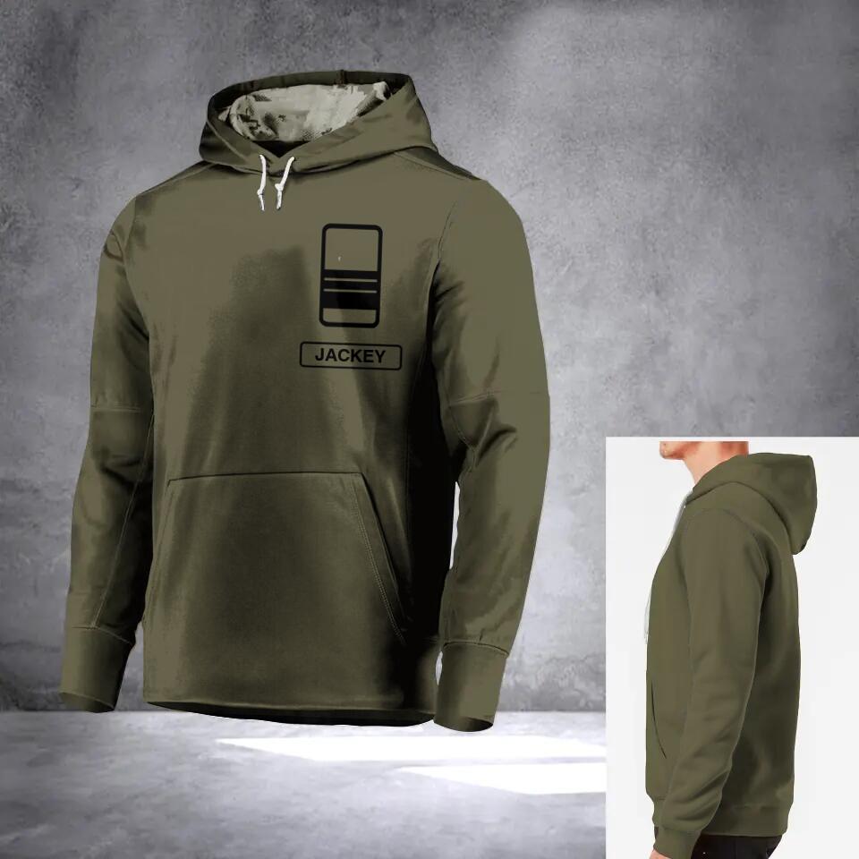 Personalized UK Solider/ Veteran Rank Camo Hoodie 3D Printed 22DEC-HQ09