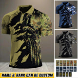 Personalized Australian Veteran/ Solider Rank Polo Shirts 3D Printed QTHQ1012