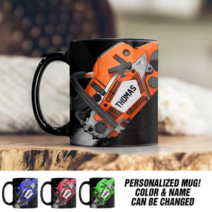 Personalized Arborist Black Mug Printed 22DEC-DT13