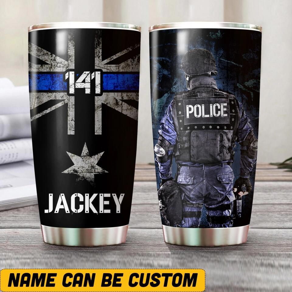 Personalized Australian Police Tumbler Printed QTHQ1412