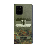 Personalized German Soldier/Veteran Camo Phonecase 3D Printed 22DEC-DT15
