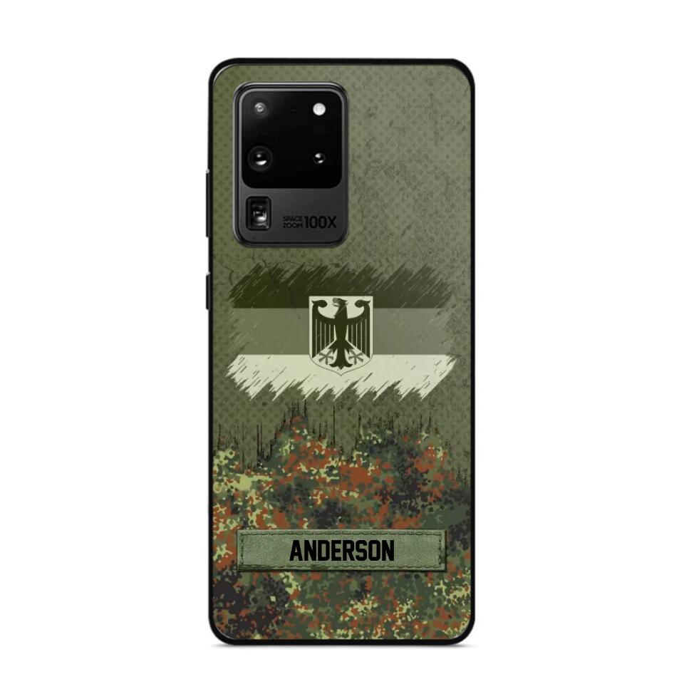 Personalized German Soldier/Veteran Camo Phonecase 3D Printed 22DEC-DT15