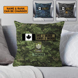 Personalized Once A Soldier Always A Soldier Canadian Veterans/Soldier Camo Pillow Printed 22DEC-HY19