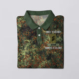 Personalized Once A Soldier Always A Soldier German Veteran/ Soldier Rank Polo Shirts 3D Printed 22DEC-DT21