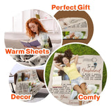 Personalized Couple To My Husband I Wish I Could Turn Back The Clock I'd Find You Sooner And Love You Longer Quilt Blanket Printed PNHQ2912