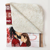 Personalized To My Husband The Day I Met You i Found My Missing Piece Couple Quilt Blanket Printed PNHQ0401