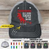 Personalized Teachersaurus Like A Normal Teacher But More Awesome Printed 23JAN-DT05