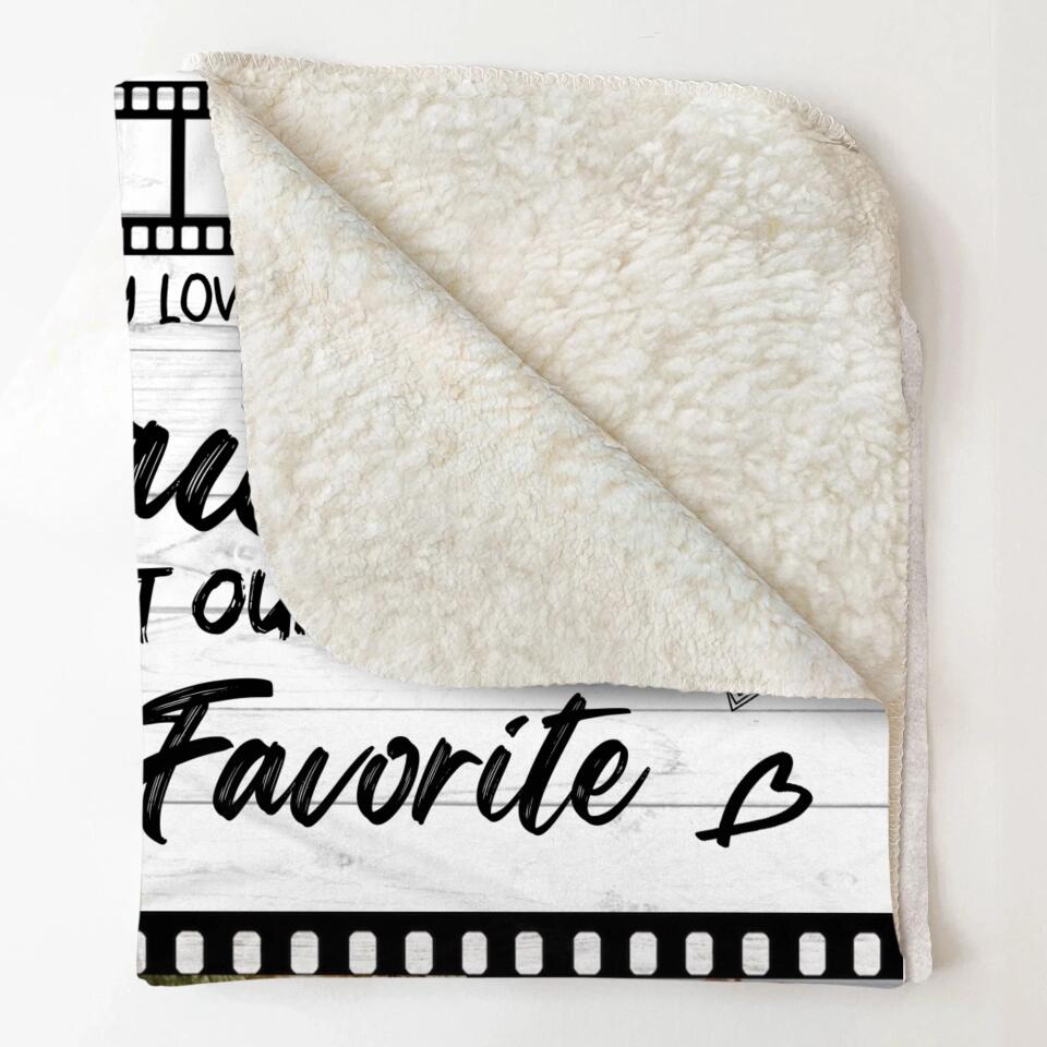 Personalized Every Love Story Is Beautiful But Ours Is My Favorite Your Own Image Quilt Blanket Printed PNDT0501