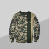Personalized French Solider/ Veteran One A Soldier Always A Soldier Rank Camo Hoodie or Sweater 3D Printed QTDT0601