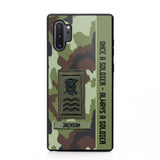 Personalized Irish Soldier/ Veteran Once A Soldier Always A Soldier Camo Phonecase 3D Printed QTDT1001