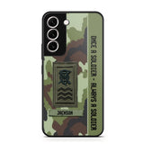 Personalized Irish Soldier/ Veteran Once A Soldier Always A Soldier Camo Phonecase 3D Printed QTDT1001