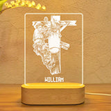 Personalized Lineman Led Lamp Printed 23JAN-HQ14