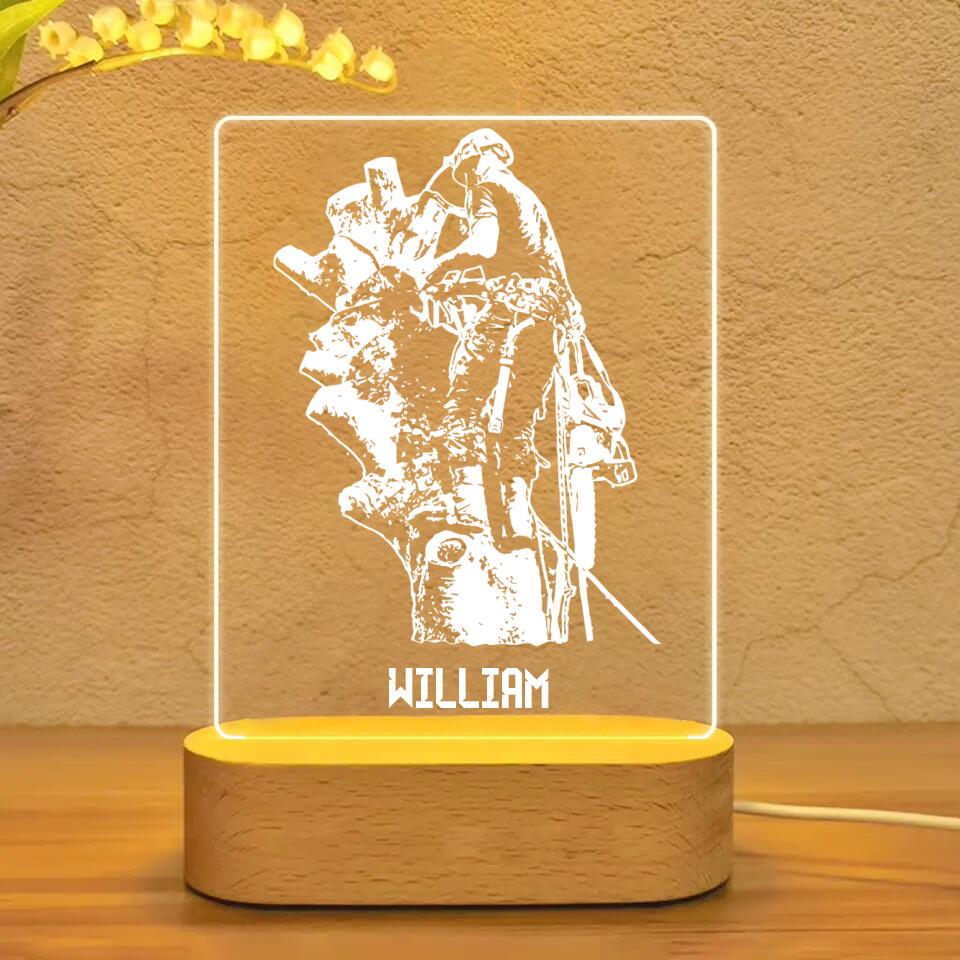 Personalized Arborist Led Lamp Printed 23JAN-HQ14