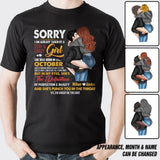 Personalized Taken By An October Sexy And Crazy Girl Tshirt Printed PNDT1601