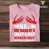 These Boobs Are Taken By A Crazy And Sexy Customized Tshirt Printed 23JAN-VD18