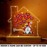 Personalized  Grandma & Kid Name Dwarf Led Lamp Printed PNHQ1701